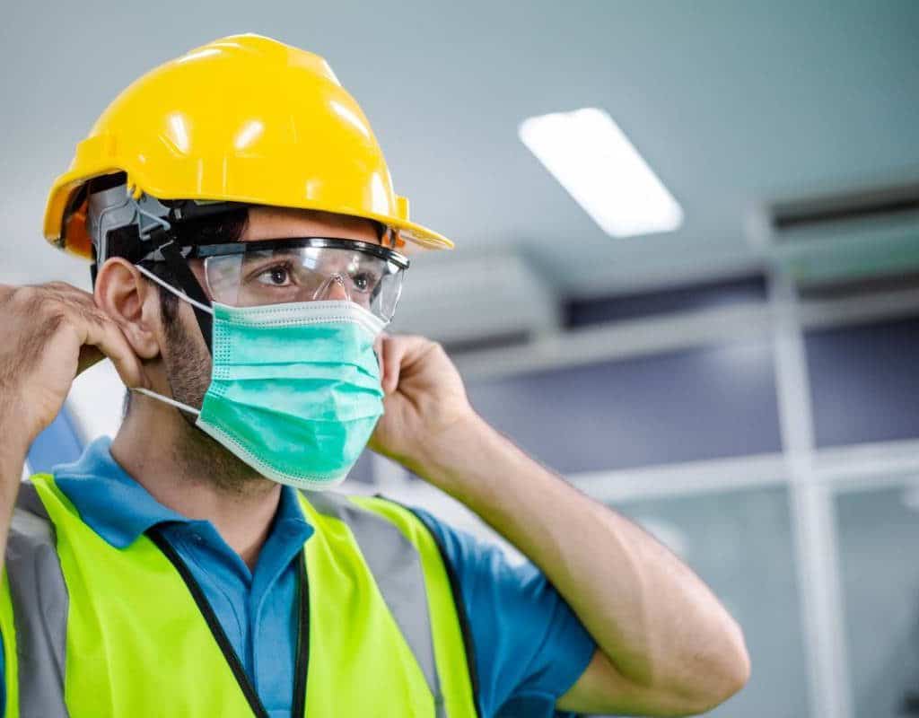 Site safety with PPE and protocols